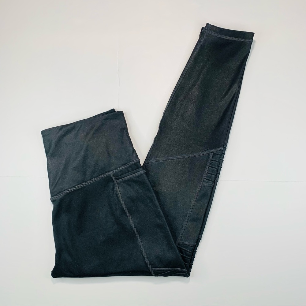 Athleta Black Moto Leggings